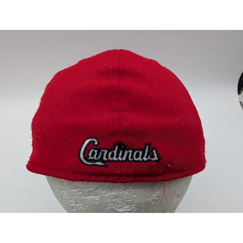 New Era 39THIRTY St Louis Cardinals Hat Red Youth Stretch Fit Baseball Cap